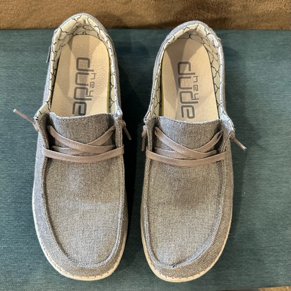 Hey Dude Women’s Grey Sparkle